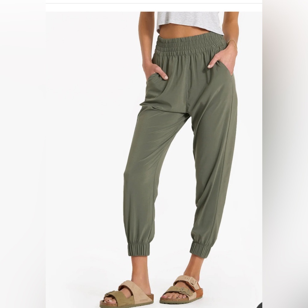 Vuori Olive Green Track Pants